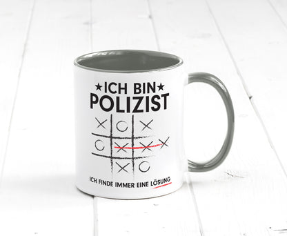 Löse Probleme: Polizist | Polizei Geschenk Humor Geschenkidee lustiger Spruch