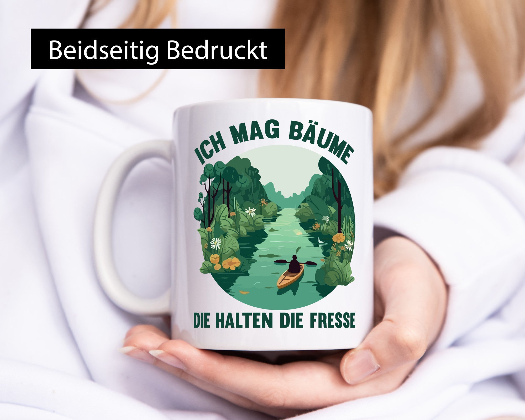 Ich mag Bäume die halten Fresse | Natur Wald lustiger Spruch Geschenk Humor