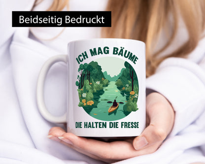 Ich mag Bäume die halten Fresse | Natur Wald lustiger Spruch Geschenk Humor