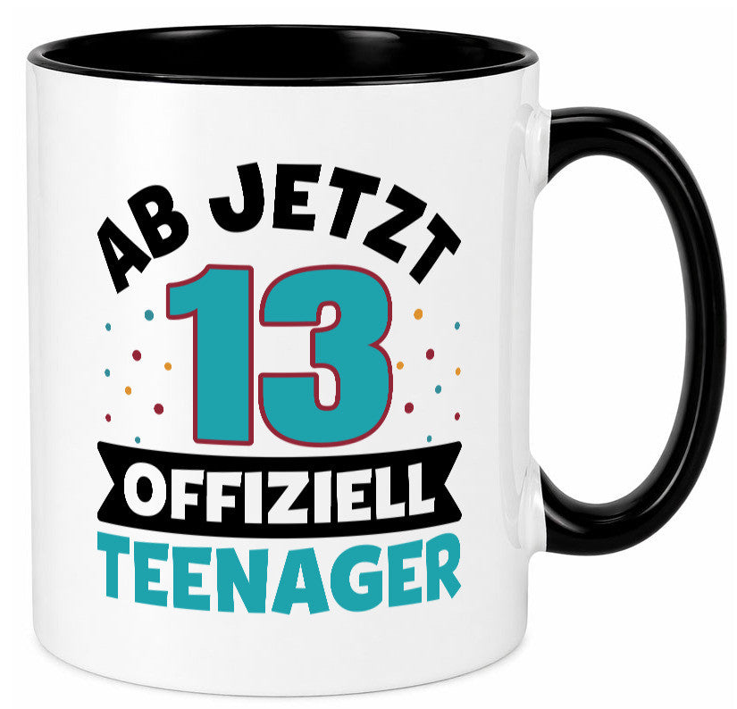 13. Geburtstag | Mädchen Tasse Teenager Spruch vl4 Humor Geschenkidee