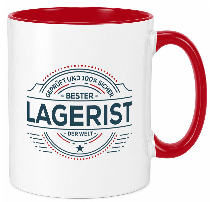Geprüft und sicher: Lagerist | Lageristen Lager Arbeiter lustiger Spruch
