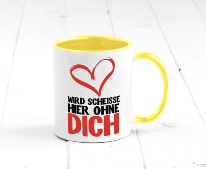 Wird Scheisse Geschenk Humor Geschenkidee lustiger Spruch Tasse