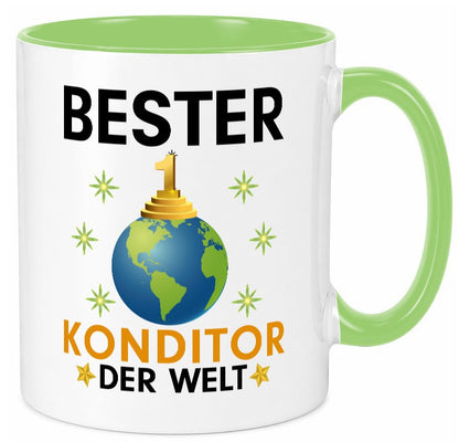 Welt Bester Konditor | Konditorei lustig Humor Geschenkidee Geschenk Tasse