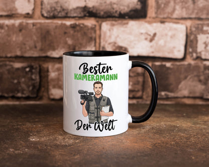 Bester Kameramann | Kamera v2 lustig Humor Geschenkidee Geschenk Tasse
