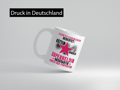 Bedeutung von Zahntechnikerin | Zahnmedizin Humor Geschenkidee Tasse