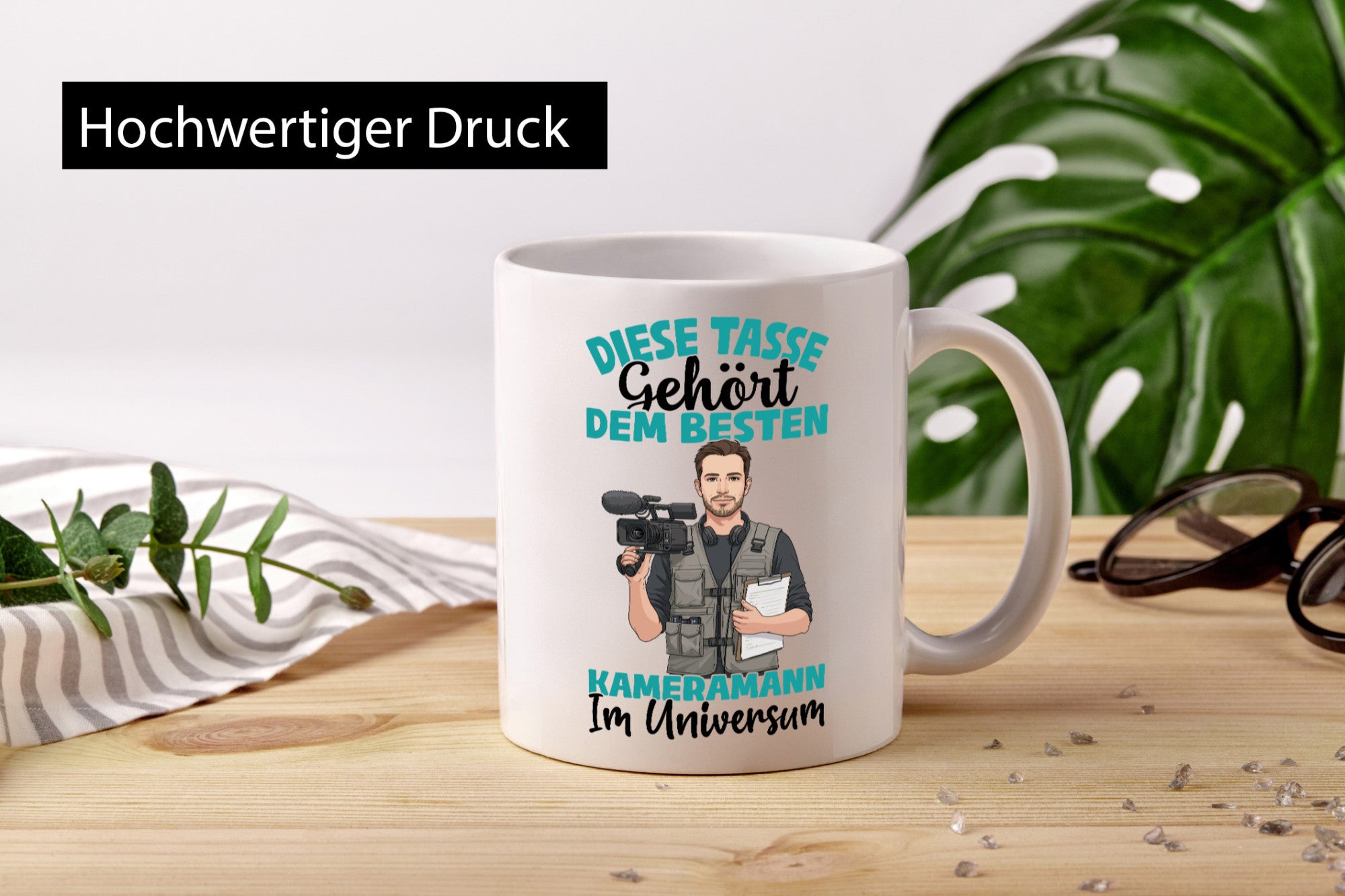Im Universum: Kameramann | Kamera Humor Geschenkidee Tasse