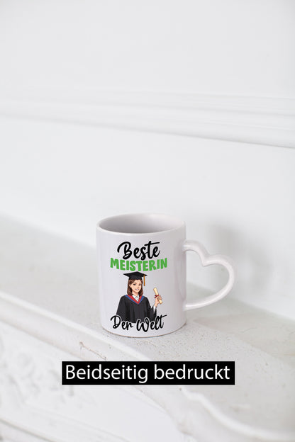 Beste Meisterin | Meisterbrief v2 Geschenk Humor Geschenkidee lustiger Spruch