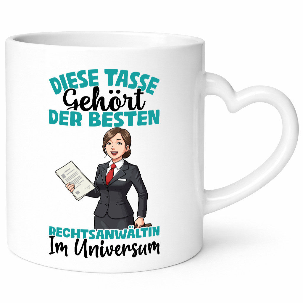 Im Universum: Rechtsanwältin | Jurstin Anwältin Humor Geschenkidee Tasse