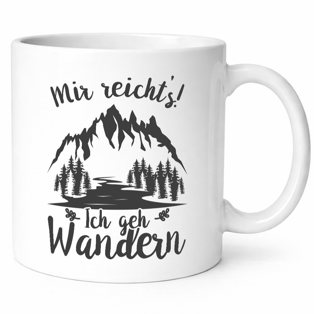 Ich geh wandern | Berge See Geschenkidee Humor Tasse