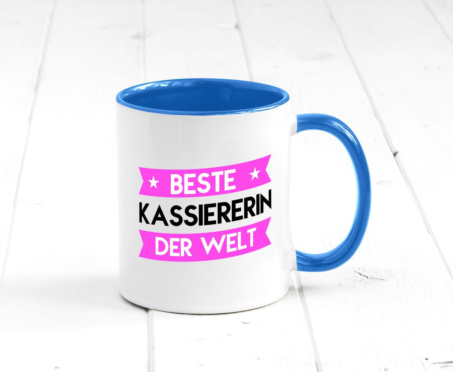 Beste Kassiererin lustiger Spruch Geschenk Humor Geschenkidee Tasse