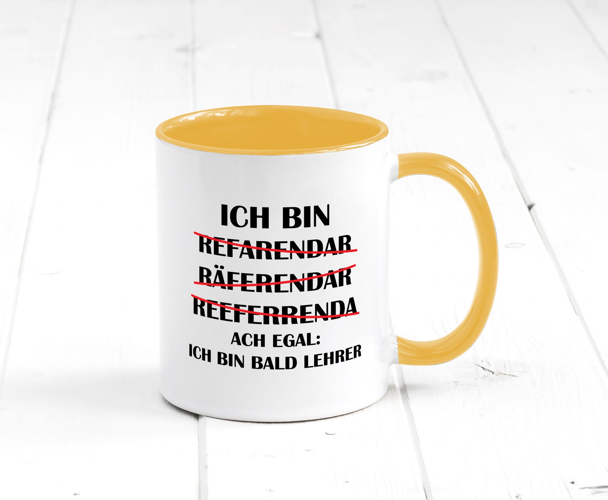 Ich bin bald Lehrer | Rechtschreibfehler lustig Humor Geschenkidee Geschenk