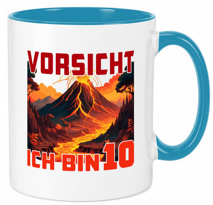 10. Geburtstag | 10 Jahre Vulkanausbruch Vulkan Humor Geschenkidee Tasse
