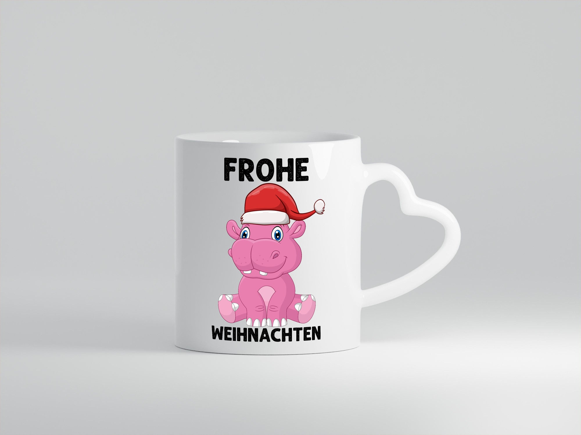 Frohe Weihnachten | Weihnachtstiere Nilpferd Humor Tierliebhaber Geschenkidee