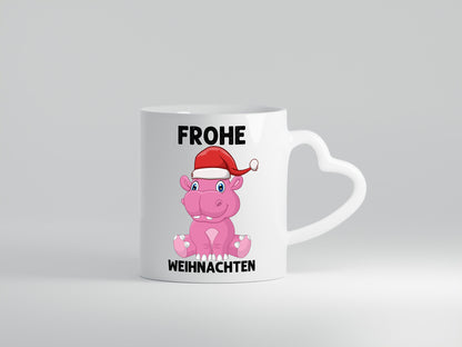 Frohe Weihnachten | Weihnachtstiere Nilpferd Humor Tierliebhaber Geschenkidee