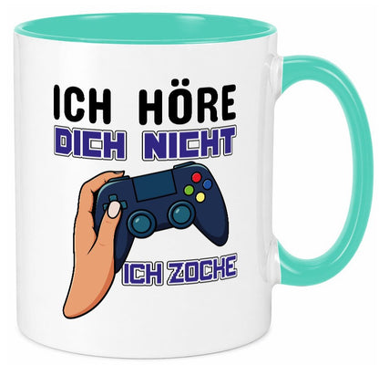 Ich höre dich nicht zocke lustig Humor Geschenkidee Geschenk Tasse
