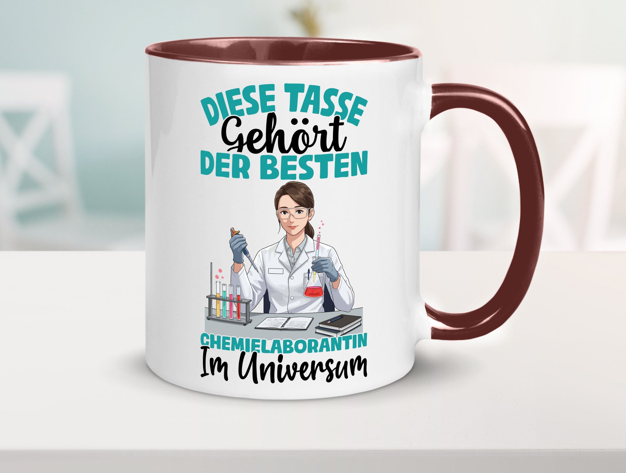 Im Universum: Chemielaborantin | Laborantin Chemie lustiger Spruch Geschenk