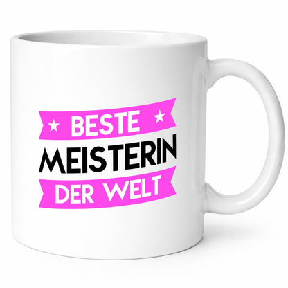 Beste Meisterin | Meisterbrief Geschenk Humor Geschenkidee lustiger Spruch Tasse