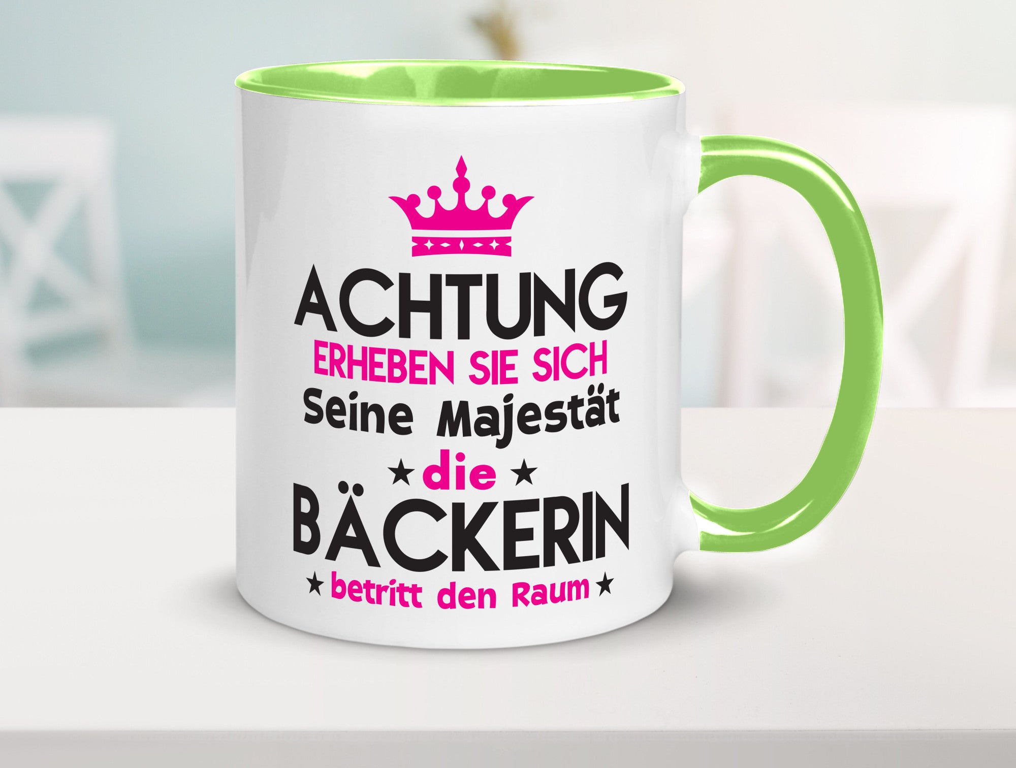Seine Majestät Bäckerin | Bäckerei Frauen Backen Humor Geschenkidee Tasse