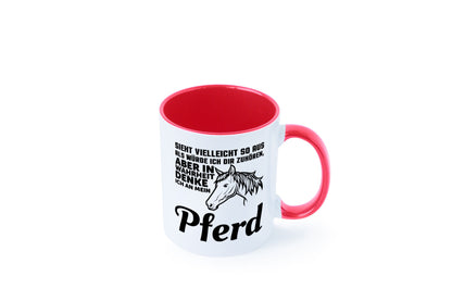 Pferde Spruch | Reiterin Tasse Pferdesport Reiten Humor Geschenkidee