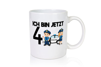 Ich bin jetzt 4 | Polizei 4. Geburtstag Jähriger Geschenk Geschenkidee lustiger