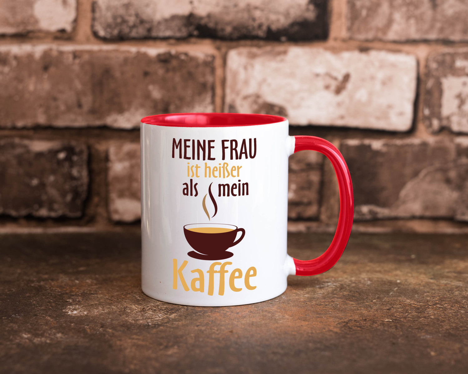 Meine Frau ist heißer als Kaffee | Ehe Partnerschaft Geschenk Humor