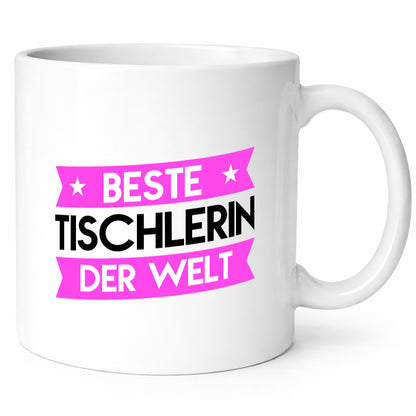 Beste Tischlerin | Tischlerei lustiger Spruch Geschenk Humor Geschenkidee Tasse