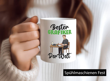 Bester Grafiker | Grafik Design lustiger Spruch Geschenk Humor Geschenkidee