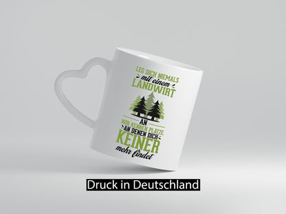 Leg dich nicht mit einem Landwirt an | Bauer Geschenkidee Humor Tasse