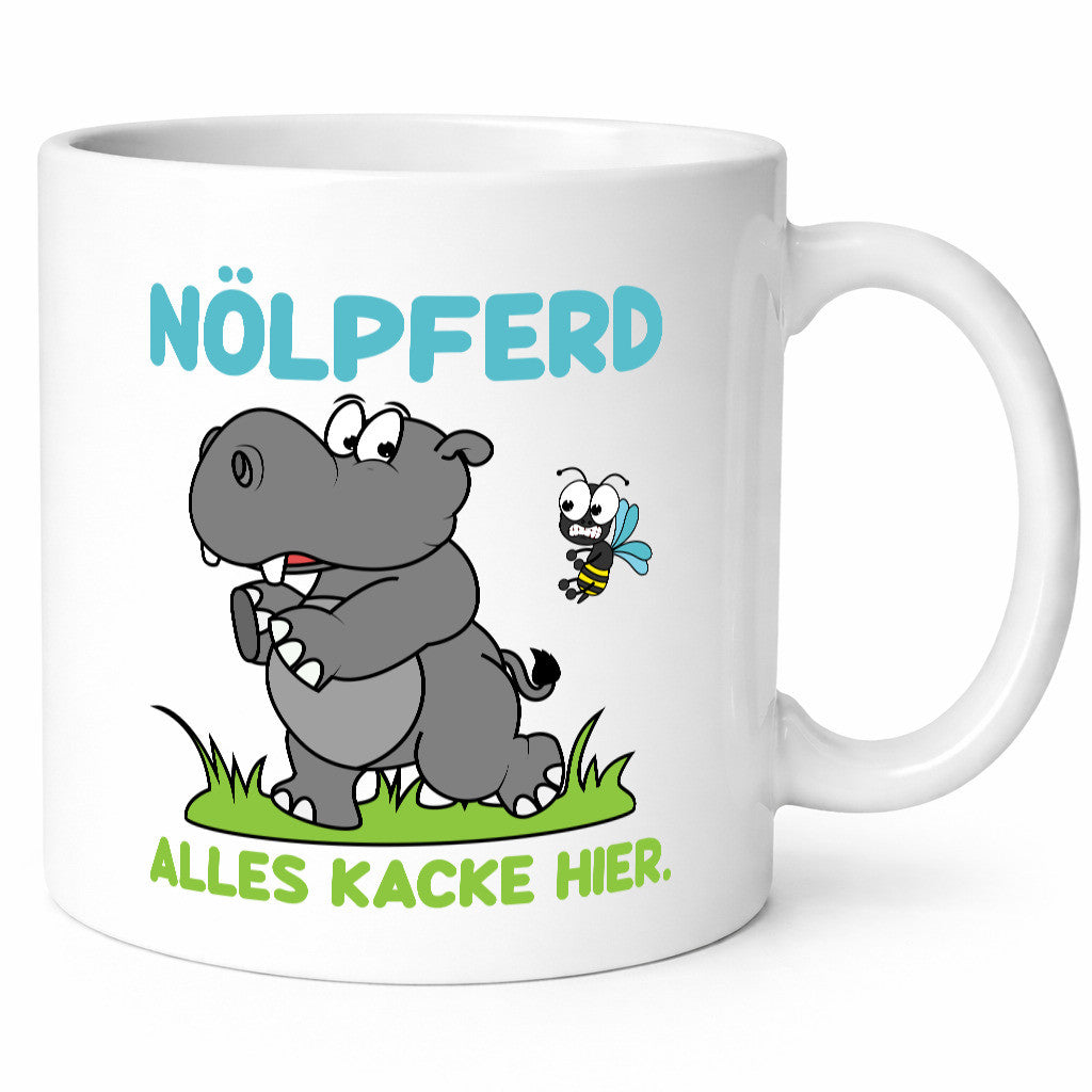 Nöppferd alles Kacke hier | Nielpfer Biene Geschenk Humor Geschenkidee lustiger