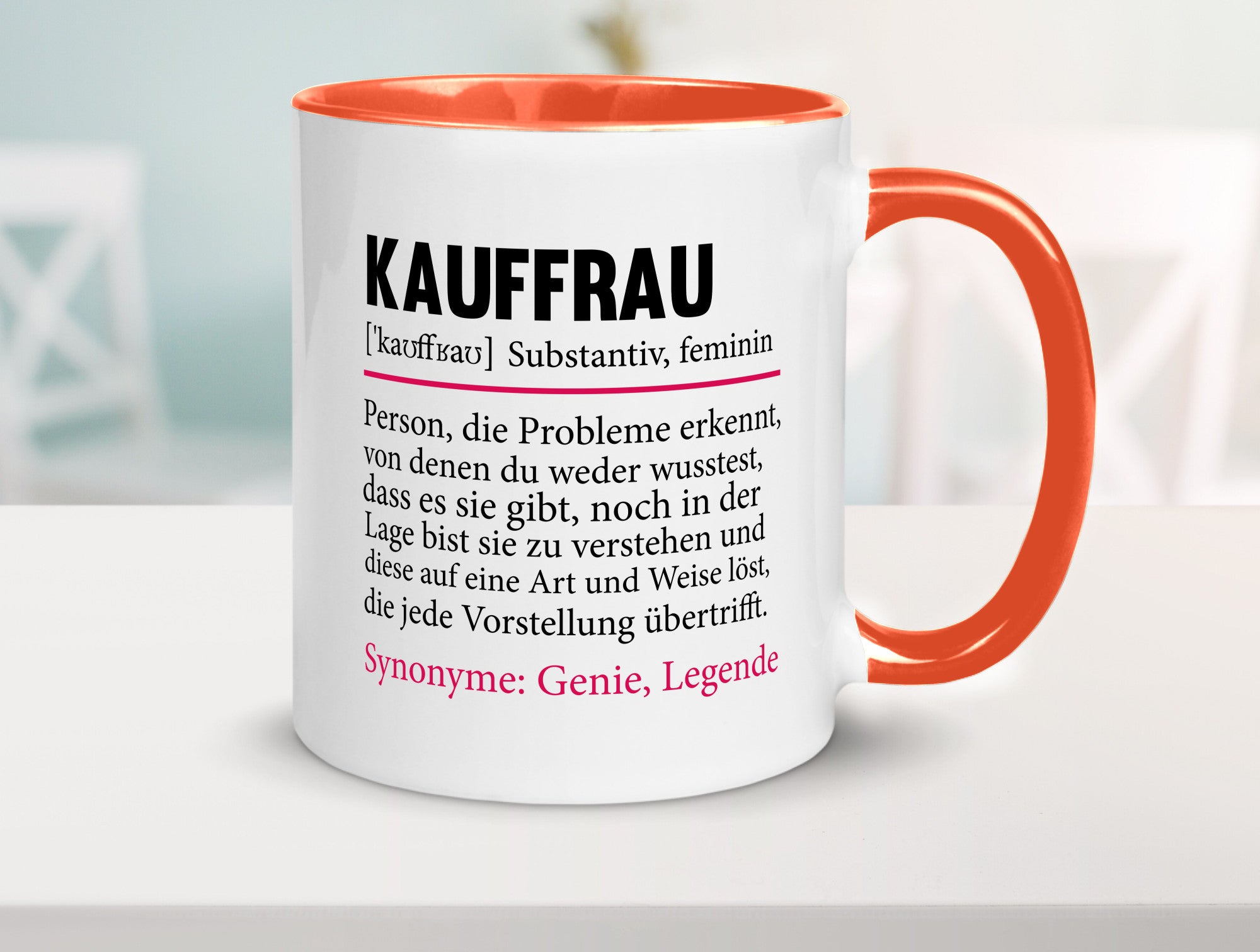 Kauffrau | Humor Spruch Definition Kauffrauen Geschenkidee Tasse