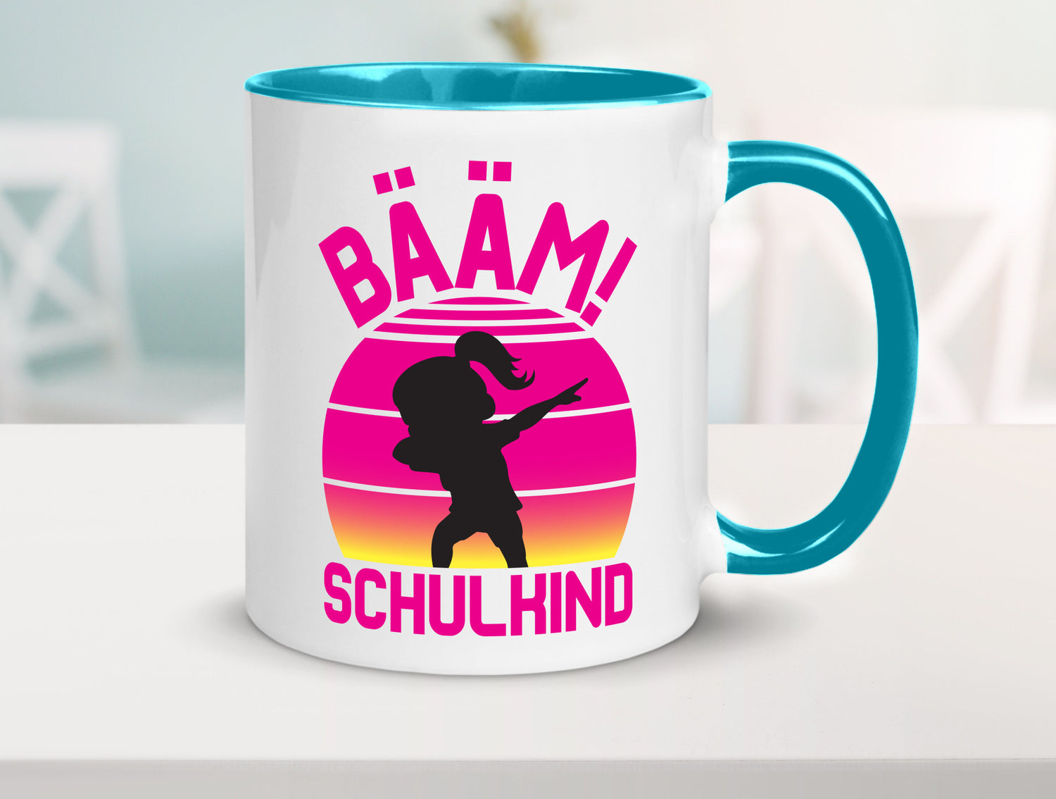 Bääm Schulkind | Einschuldung Schulanfang Geschenkidee Humor Tasse