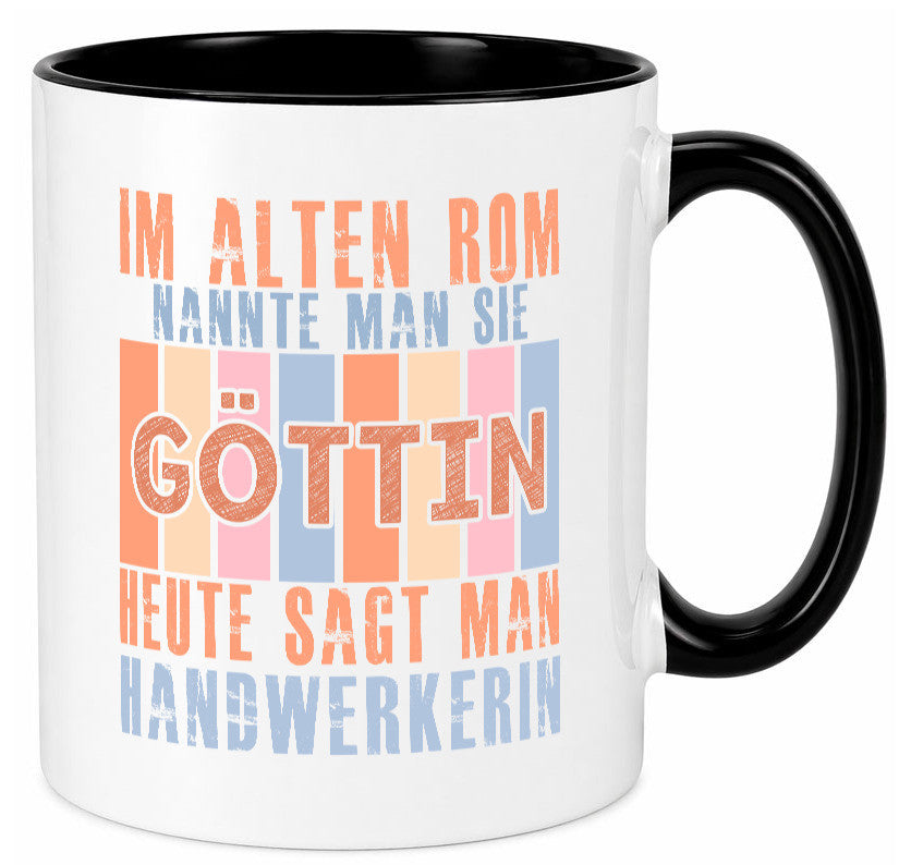 Heute sagt man: Handwerkerin | Handwerkerinnen Geschenk Humor Geschenkidee