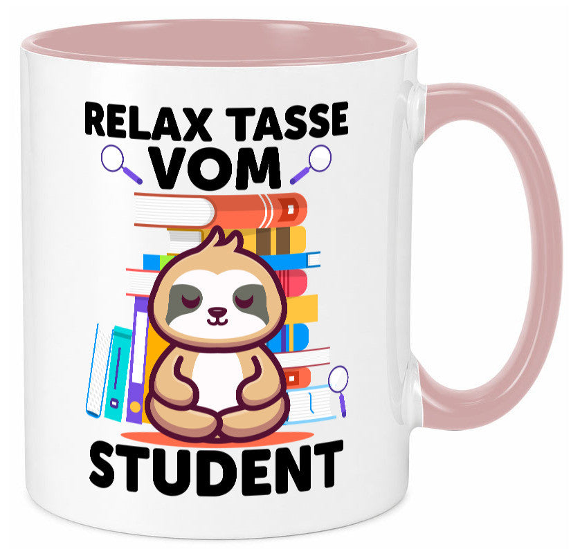 Relax Tasse: Student | Universität Uni Studium lustiger Spruch Geschenk Humor