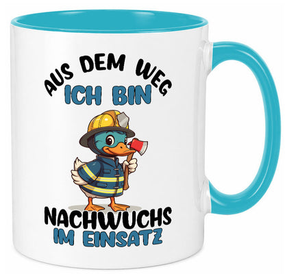 THW nachwuchs | Technische Hilfe Hilfswerk aus dem weg Geschenkidee Humor Tasse