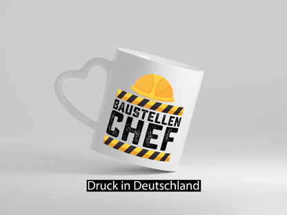 Baustellen Chef | Baustelle Bauherr Bauleiter Geschenkidee Arbeit Kollegen Büro