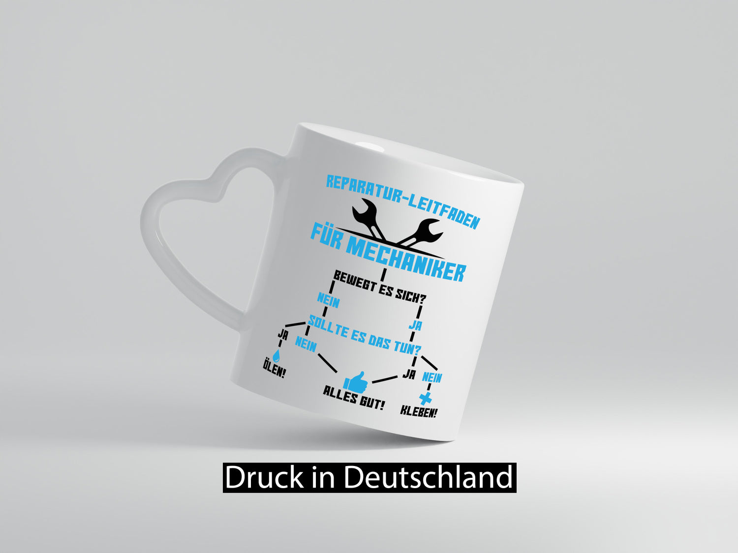 Mechaniker | Reparatur Autowerkstatt Ölen Kleben Geschenkidee Humor Tasse