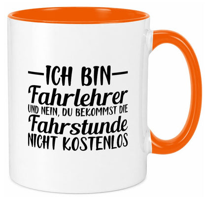 Fahrstunde | Fahrlehrer Tasse fahren Fahrschüler Humor Geschenkidee