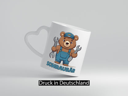 Schraubär | Bär Mechaniker Schrauber Geschenk Humor Geschenkidee lustiger