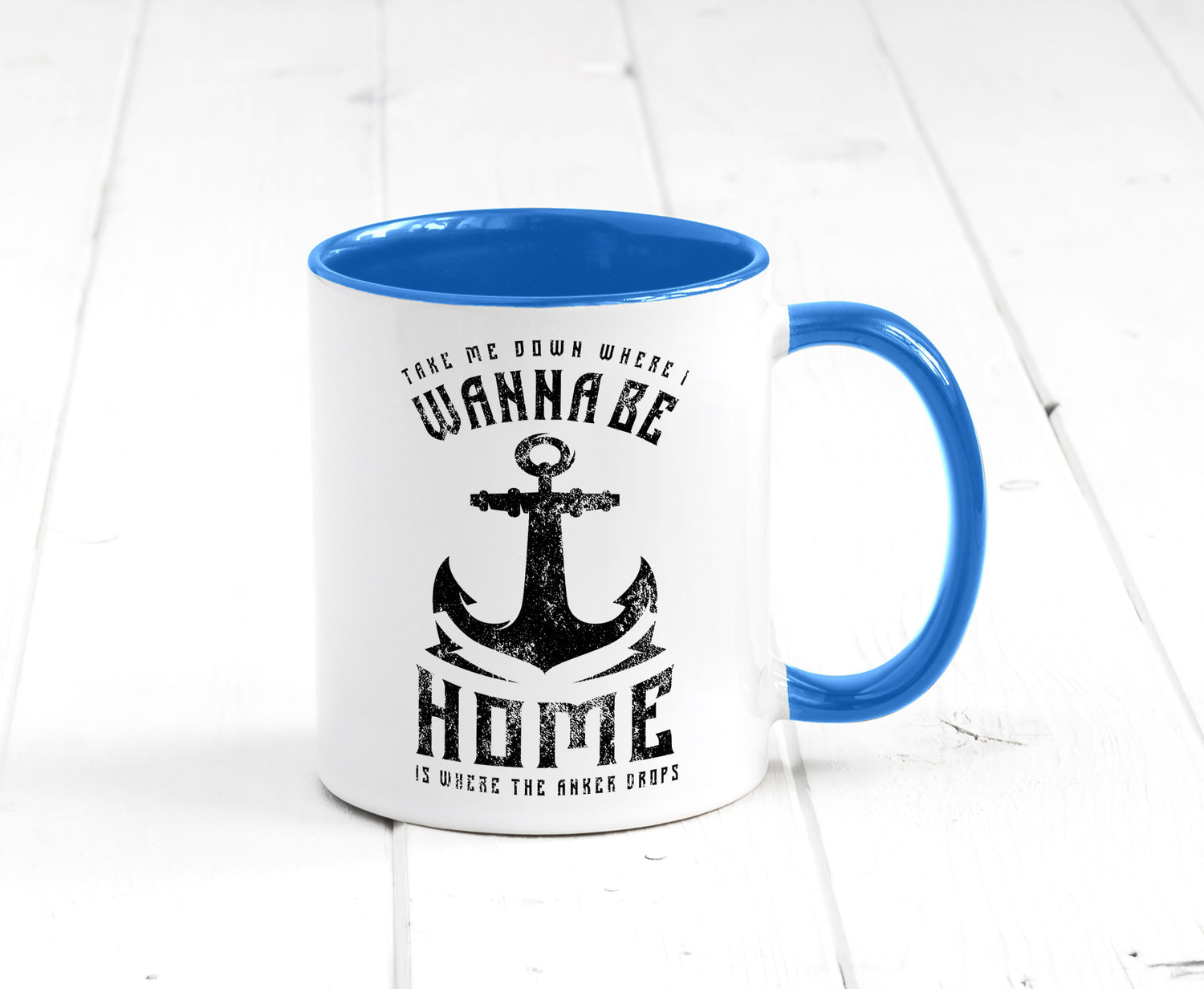 Bring mich da hin, wo ich sein will - Anker werfen lustiger Spruch Geschenk