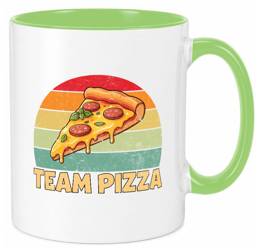 Team Pizza | Pizzaliebhaber Lover v2 Geschenkidee Humor Tasse