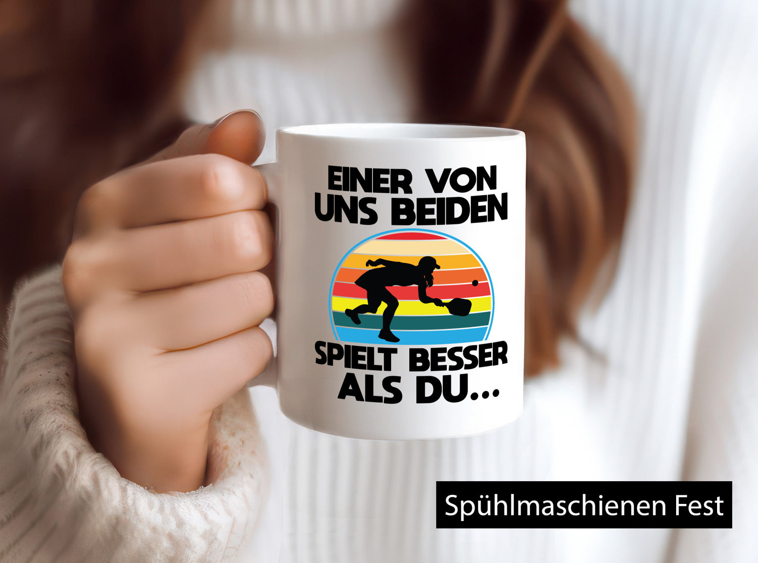 Einer von uns beiden Spielt besser als du | Sport Geschenkidee Humor Tasse