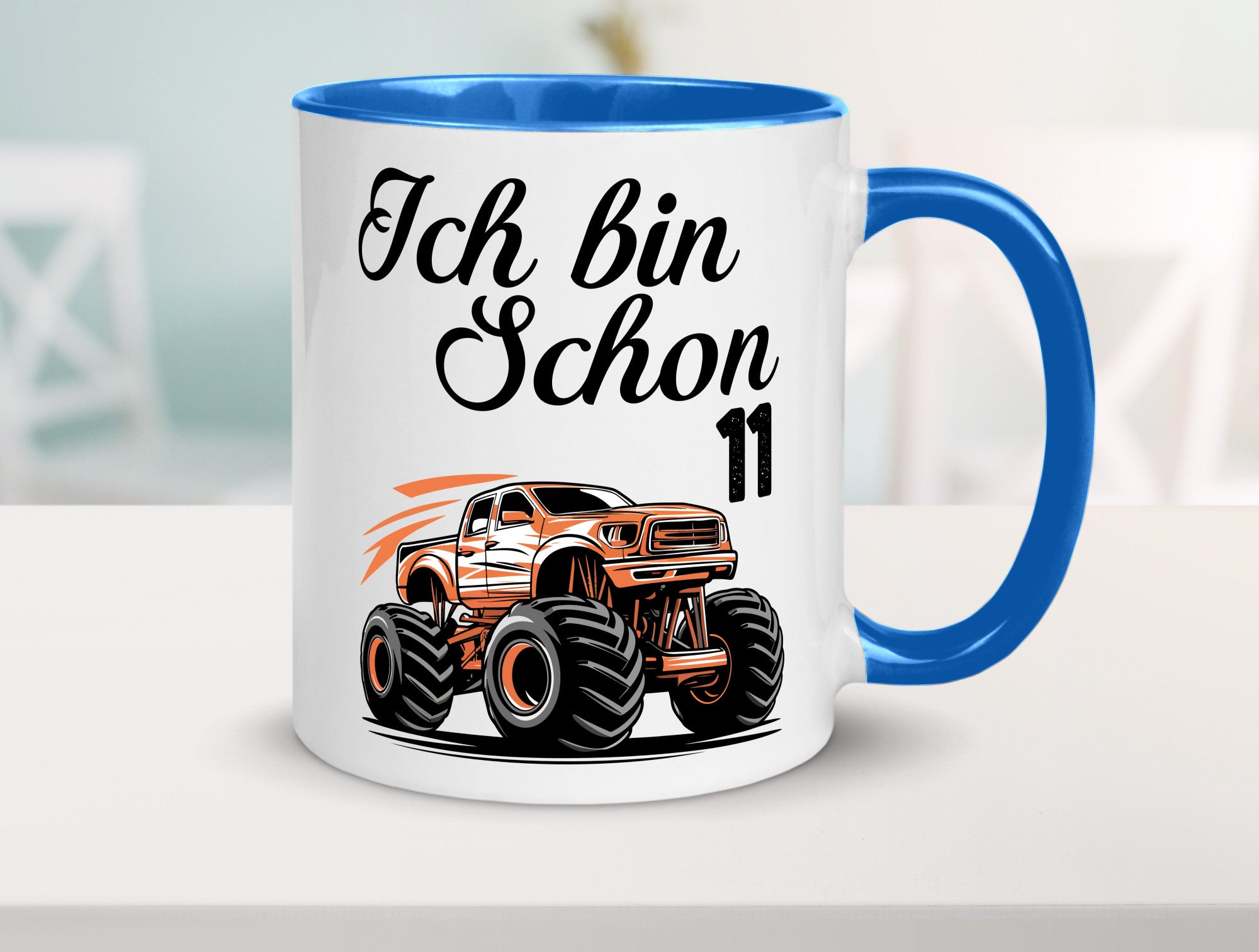11. Geburtstag | Monster truck 11 Jahre lustiger Spruch Geschenk Geschenkidee
