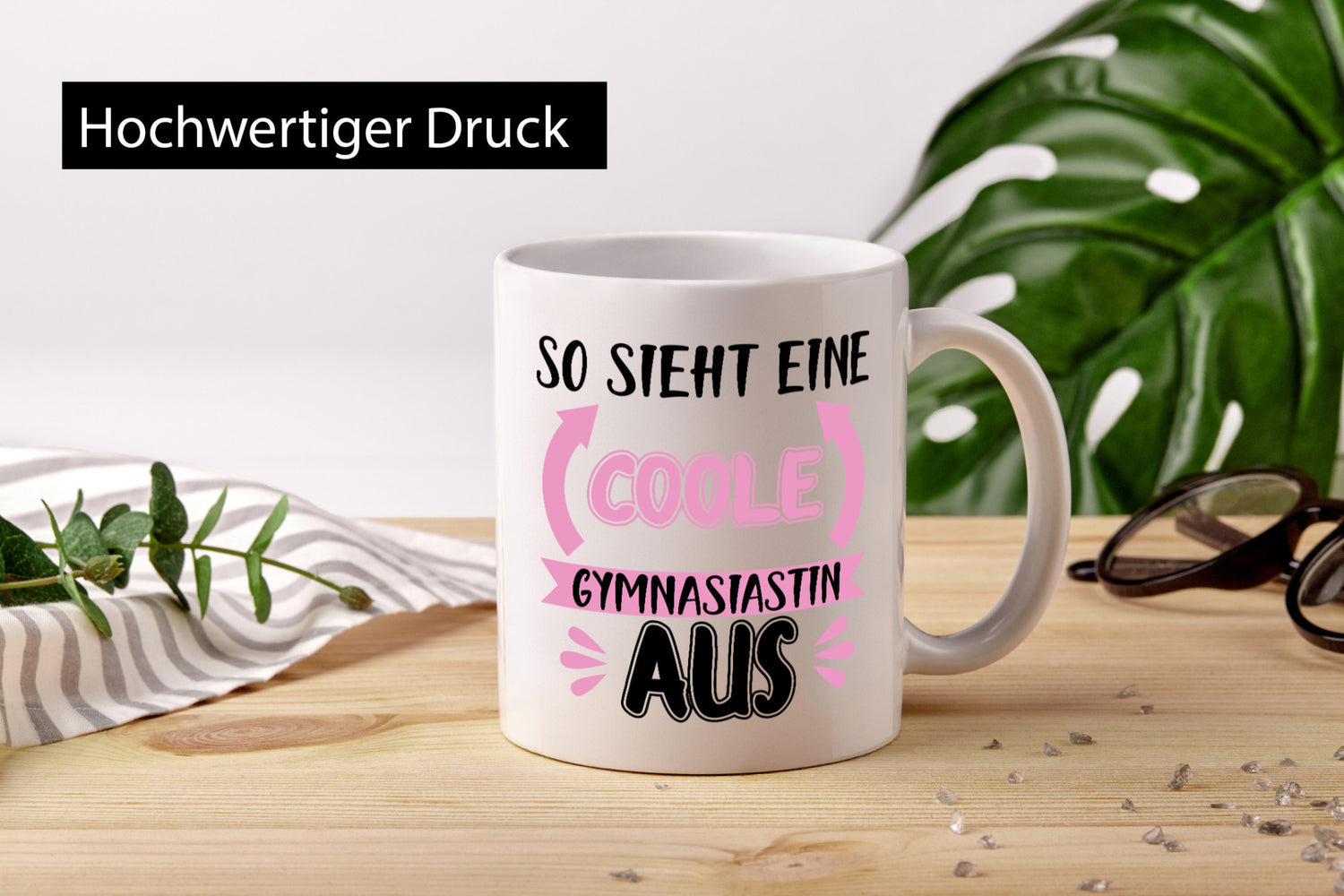 Coole Gymnasiastin | Mädchen Tasse Schülerin lustig Humor Geschenkidee Geschenk
