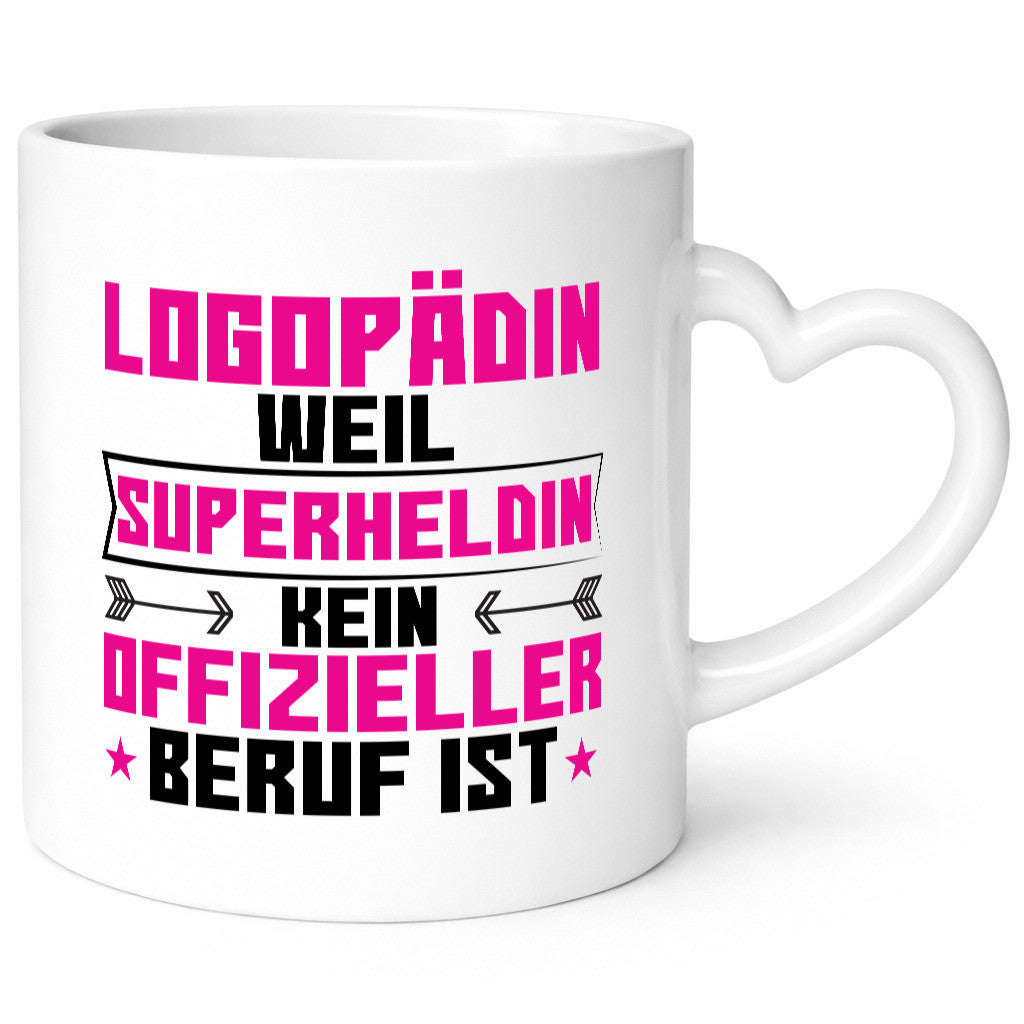 Superheldin Logopädin | Sprachtherapie Geschenkidee Humor Tasse