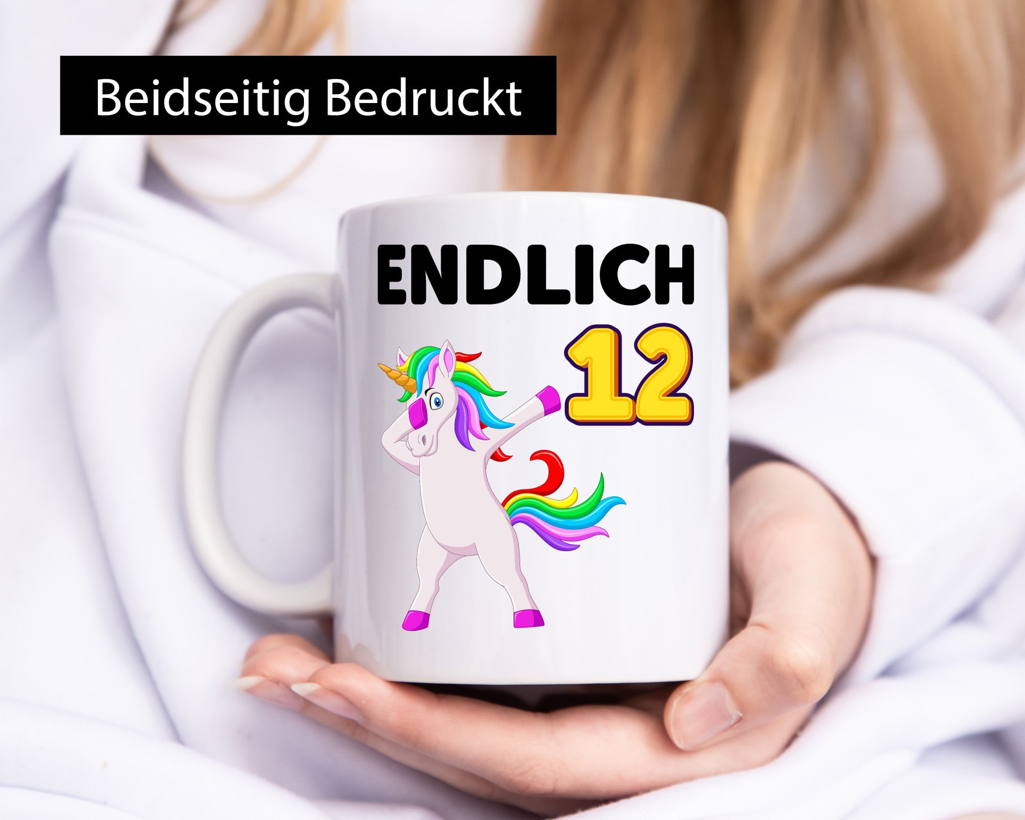 12. Geburtstag | endlich 12 Jahre Einhorn Mädchen lustig Geschenkidee Geschenk