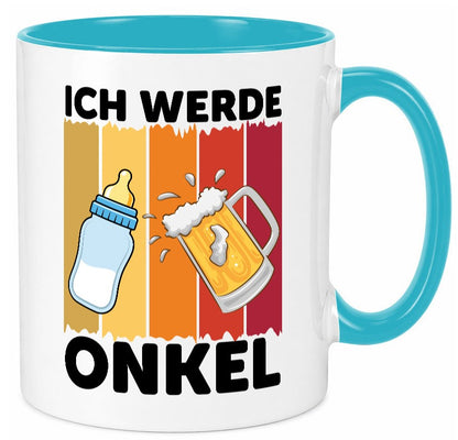 Ich werde Onkel | Patenonkel Schwangerschaft ankündigung v2 lustiger Spruch Tasse