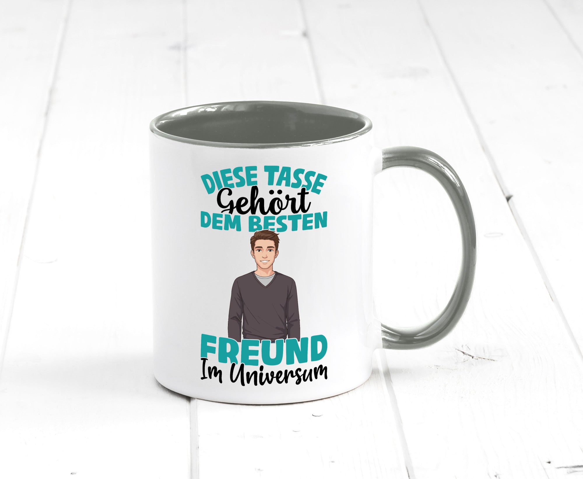 Im Universum: Freund | Beziehung Partner Liebe Geschenk Humor Geschenkidee