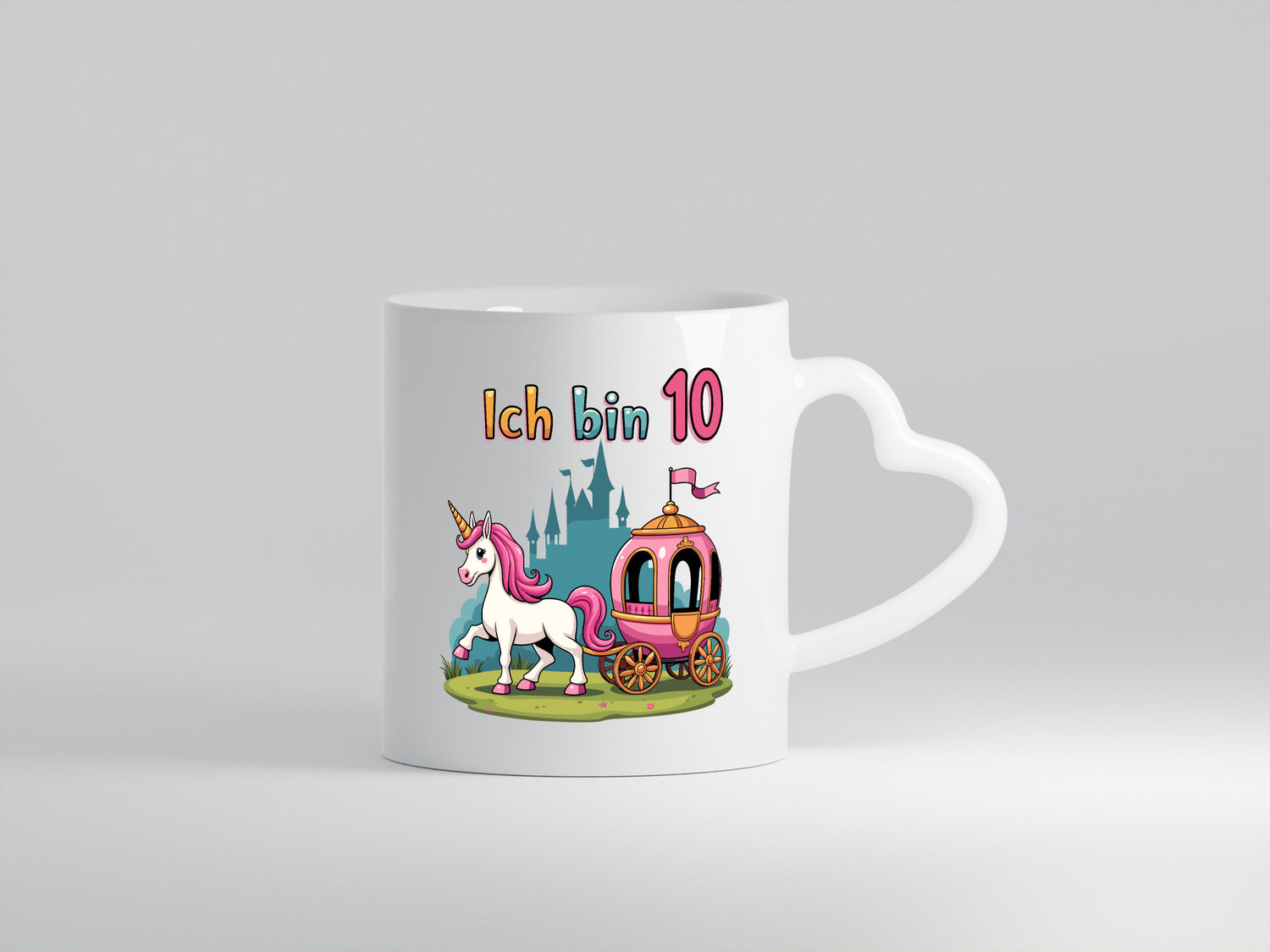 10. Geburtstag | Prinzessin in Kutsche Einhorn lustig Geschenkidee Geschenk