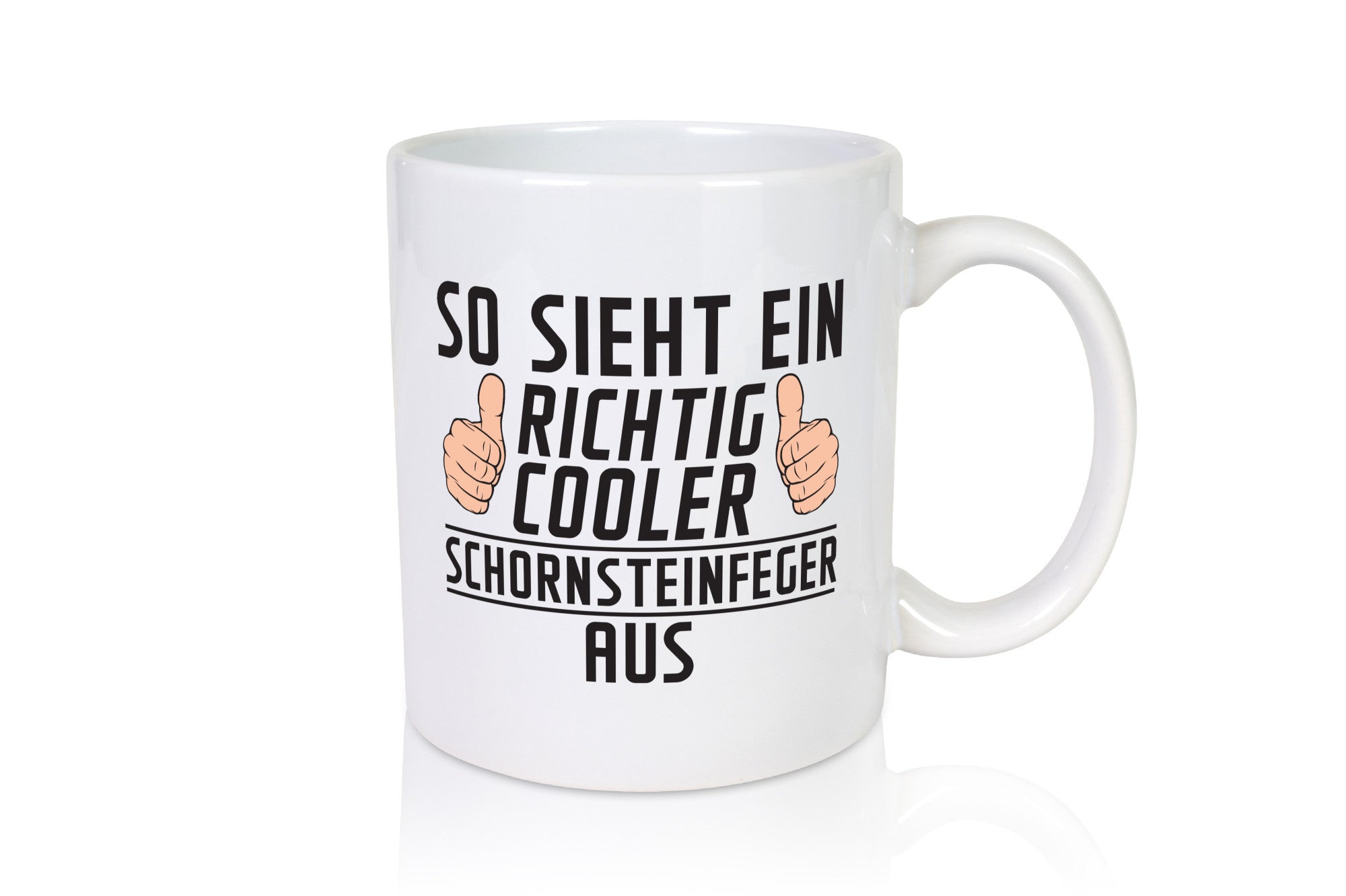 Richtig Cooler Schornsteinfeger | Kaminkehrer Handwerk Geschenkidee Humor Tasse
