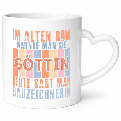Heute sagt man: Bauzeichnerin | Zeichnerin Geschenkidee Humor Tasse
